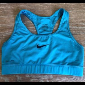 Blue Nike Sports Bra SIZE: S